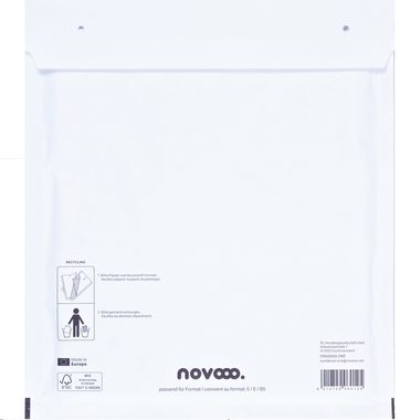 NOVOOO, NOVOOO Luftpolstertasche Mix E-1712140 weiss, 220x265mm 100 St&uuml;ck