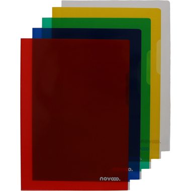 NOVOOO, NOVOOO Pro Sichtmappen 120my A4 400197761 assortiert genarbt 100 St&uuml;ck