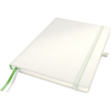 Leitz, LEITZ Notizbuch Complete A4 44710001 kariert weiss