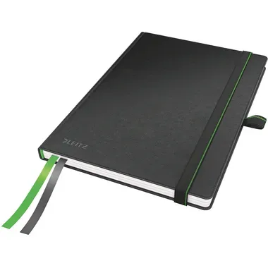Leitz, LEITZ Notizbuch Complete A5 44770095 kariert schwarz