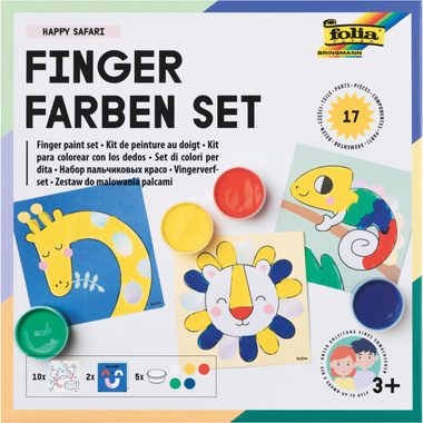 Folia, FOLIA Fingerfarben Happy Safari 48210 5 Farben