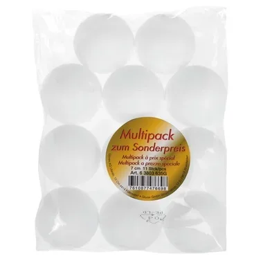 GLOREX, GLOREX Styroporkugeln 7cm 63803635G 11 St&uuml;ck