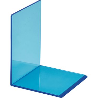 Maul, MAUL Buchst&uuml;tze 10x10x13cm 3513631 transparent blau 2 St&uuml;ck