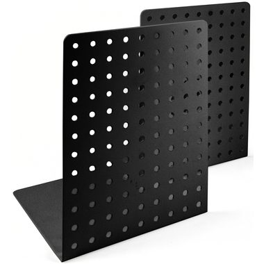 trendform, TRENDFORM Buchst&uuml;tze DOTS Metall GK9016 14x12x18.5cm schwarz 2 Stk.