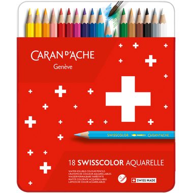 Caran d'ache, CdA Swisscolor Metal 18St