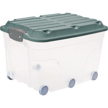 Rotho, ROTHO Rollerbox 57 l 1766605092 gr&uuml;n 400x595x370mm