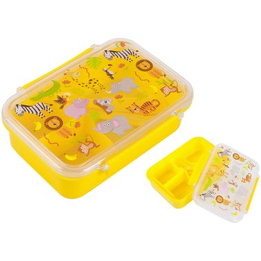 I-DRINK, I-DRINK Lunch Box mit L&ouml;ffel + Gabel ID2011 Animals