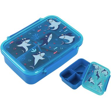 I-DRINK, I-DRINK Lunch Box mit L&ouml;ffel + Gabel ID2015 Shark