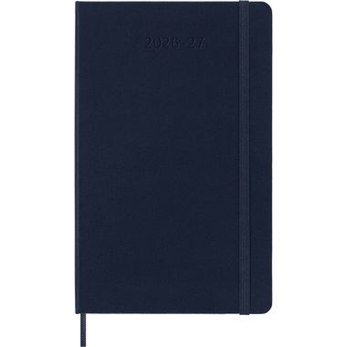 MOLESKINE Wochen-Notizkalender 26/27 DHB2018WN3Y27 18M liniert HC saphir 13x21cm