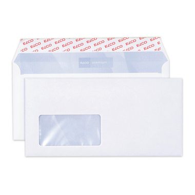 Elco, ELCO Couvert Office m/Fenster C5/6 74534.12 80g, weiss 200 St&uuml;ck