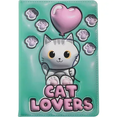 ROOST, ROOST Notizbuch 3D A5 XL1840Q white Cat