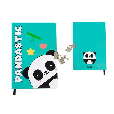 ROOST, ROOST Tagebuch A5 XL1844 Panda, dotted