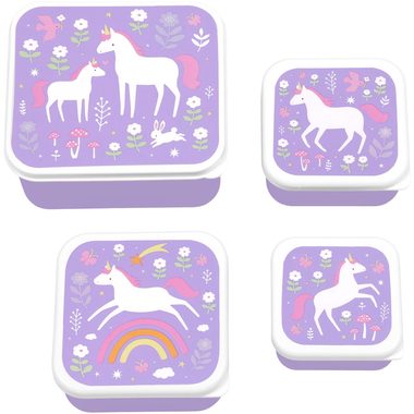 ALLC, ALLC Lunch & snack box set SBSEUD73 Einhorn