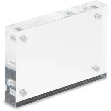 DEFLECTO, DEFLECTO Magnet. Acrylblock 95x65mm MCHBC11 transparent 2x7.5mm