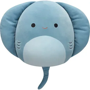 Squishmallows, SQUISHMALLOWS Stachelrochen 30cm 6700.45315 blau-gepunktet