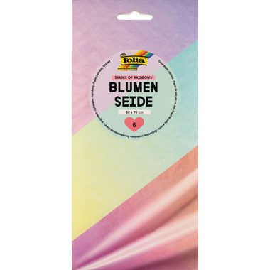 Folia, FOLIA Blumenseide 20g 91078 Shades of Rainbow