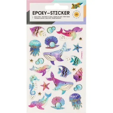 Folia, FOLIA Epoxy-Sticker 10x15cm 16302 Underwater