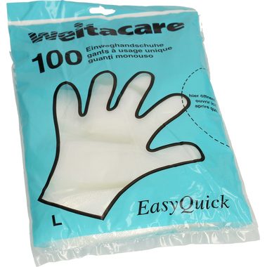 WEITA, WEITA Handschuh Herren Easy Quick 270591 Strong, transparent 100 St&uuml;ck