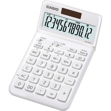 Casio, CASIO Tischrechner JW-200SC-WE weiss