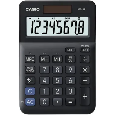 Casio, CASIO Tischrechner MS-8F schwarz
