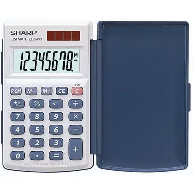Sharp, SHARP Taschenrechner 243S 8-stellig