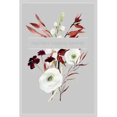 ABC, ABC Trauerkarte FR B6 53150 Blumen