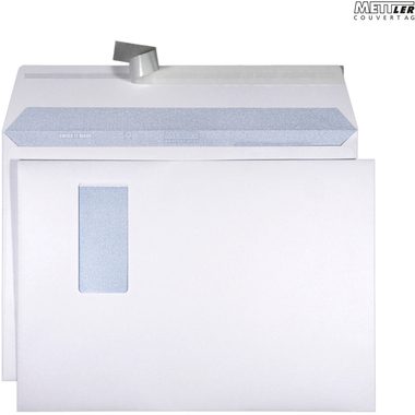 Mettler, METTLER Couvert Fenster rechts C4 9064-LASER 120g, ultraweiss 250 Stk.