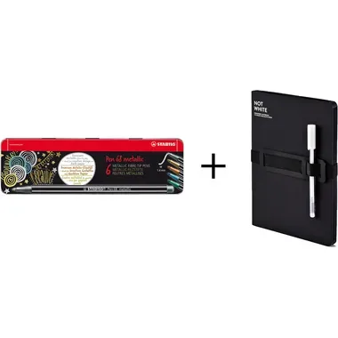 STABILO, STABILO Fasermaler Pen 68 metallic 106883106 Nuuna Bundle