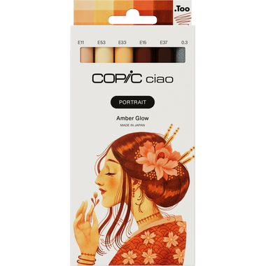 COPIC, COPIC Marker Ciao Portrait Set 22075584 Amber Glow 6 St&uuml;ck
