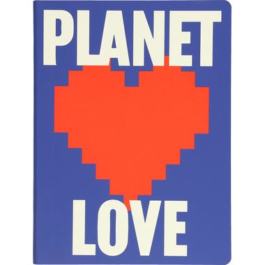 Nuuna, NUUNA Notizbuch Graphic L 56345 PLANET LOVE 256 Seiten
