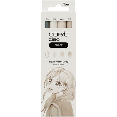 COPIC, COPIC Marker Ciao Shade Set 22075421 Light Warm Gray 4 St&uuml;ck