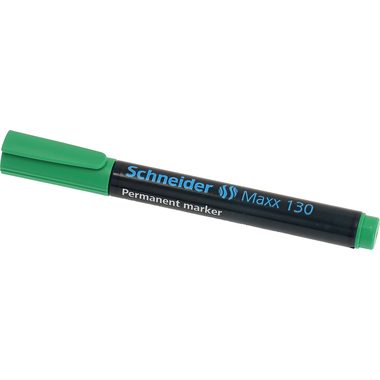 Schneider, SCHNEIDER Permanent Marker MAXX 130 000069-04 gr&uuml;n. Rundspitze