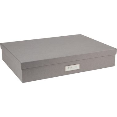 Bigso Box of Sweden, BIGSO BOX OF SWEDEN Aufbewahrungsbox Sverker 934154141 grau 43.5x31x8.5cm