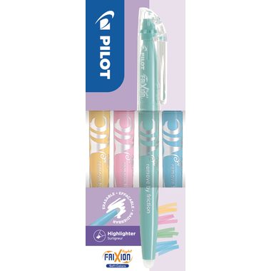 Pilot, PILOT Textmarker FriXion Light 4mm 170.006.95 Soft, ass. 4 St&uuml;ck