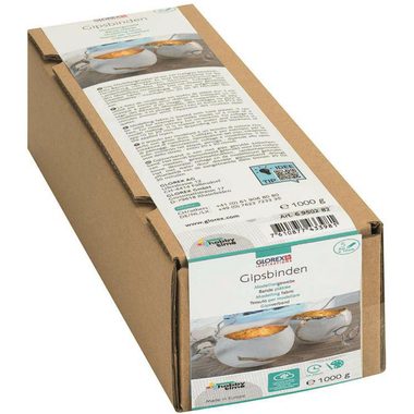 GLOREX, Glorex Gipsbinden | 1 kg