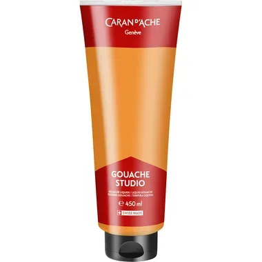 CARAN D'ACHE Deckfarbe Gouache 450ml 2340.030 orange, Studio