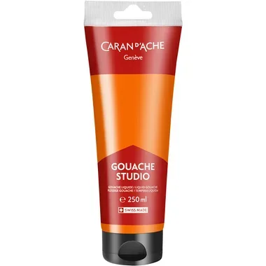 CARAN D'ACHE Deckfarbe Gouache 250ml 2331.030 orange fluo, Studio