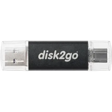 DISK2GO, DISK2GO USB-Stick switch 8GB 30006590 Type-C USB 3.1 Type-A USB 3.0
