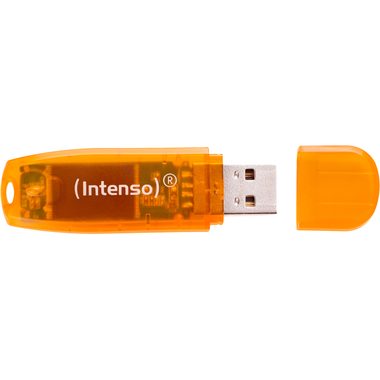 Intenso, INTENSO USB-Stick Rainbow Line 64GB 3502490 USB 2.0 orange