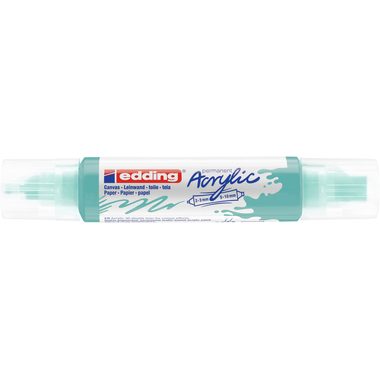edding, EDDING Acrylmarker 5400 double liner 5400-934 opulent turquoise