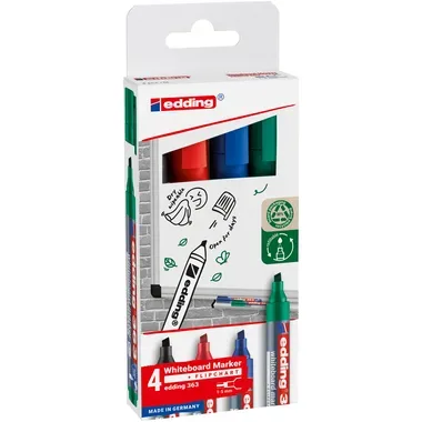 edding, EDDING Boardmarker 363 1-5mm 363 E-4 4 Farben