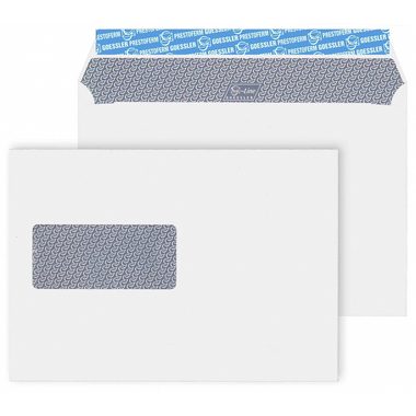 GOESSLER, GOESSLER Couvert G-Line m/Fenster C5 2063 100g, weiss 500 St&uuml;ck