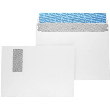 GOESSLER, GOESSLER Couvert Expanso m/Fenster C4 2209 120g, weiss 100 St&uuml;ck