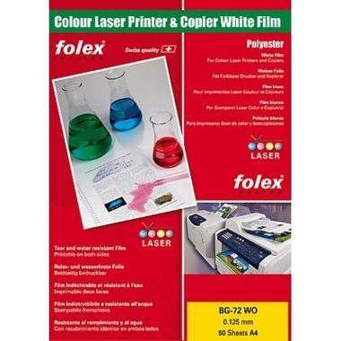 Folex, FOLEX Laserfolie BG-72 WO A4 29729.125.44 50 Folien