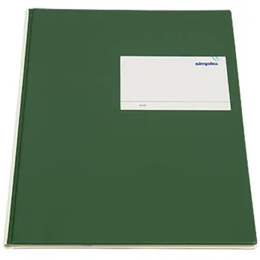 Simplex, SIMPLEX Statistikbuch A4 19085 3 Kolonnen, gr&uuml;n 40 Blatt