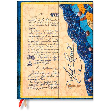 PAPERBLANKS Agenda Manuskript Ultra 26/27 DD1734-0 1W/2S 18M DE VER HC 18x23cm