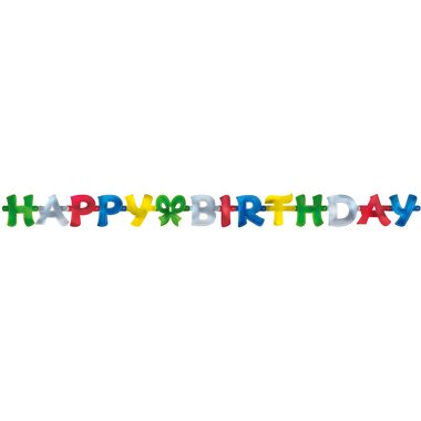 Neutral, NEUTRAL Party-Kette 1722 Happy Birthday