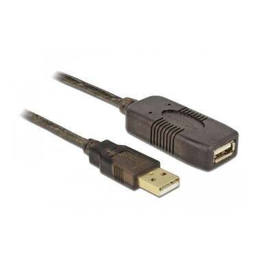 DeLock, Delock USB-Kabel USB 2.0 USB-A Stecker, USB-A Buchse 10.00 m Schwarz 82446