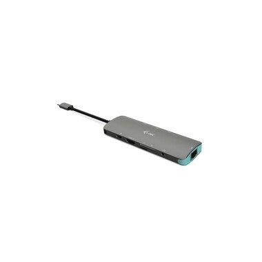 i-tec, i-tec - Metal USB-C Nano Docking Station 4K HDMI LAN + Power Delivery 100 W, Türkisblau
