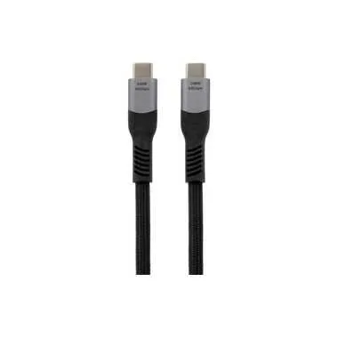 EXSYS, EXSYS EX-K1598-1.0 USB4 Kabel USB-C Stecker, 8K UHD-2, 40Gbit/s, 5A, 240W, schwarz, 1 m